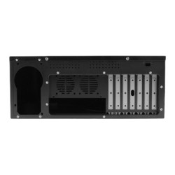 Lanberg | Rackmount server chassis lanberg ATX 350/10 19"/4U | Black