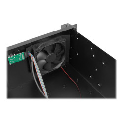 Lanberg | Rackmount server chassis lanberg ATX 350/10 19"/4U | Black