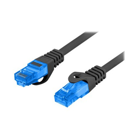 Lanberg | Patchcord Cat.6A S/FTP LSZH CCA | PCF6A-10CC-1500-BK | 15 m | Black