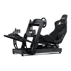 Next Level Racing ERS1 Elite Racing Seat, Leather and Mesh Edition | Black
