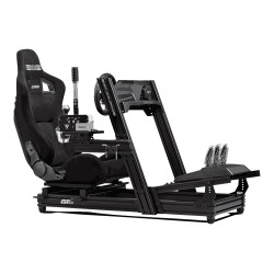 Next Level Racing ERS1 Elite Racing Seat, Leather and Mesh Edition | Black