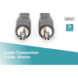 Digitus Audio Connection Cable, Stereo | AK-510100-025-S