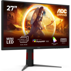 AOC | U27G4XM | 27 " | Fast IPS | UHD | 16:9 | 160 Hz | 1 ms | 3840 x 2160 pixels | 1200 cd/m | HDMI ports quantity 1 | Black