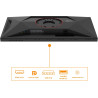 AOC | U27G4XM | 27 " | Fast IPS | UHD | 16:9 | 160 Hz | 1 ms | 3840 x 2160 pixels | 1200 cd/m | HDMI ports quantity 1 | Black