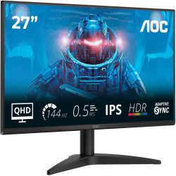 AOC | Q27B36X | 27 " | IPS | QHD | 16:9 | 144 Hz | 4 ms | 2560 x 1440 pixels | 300 cd/m | HDMI ports quantity 1 | Black