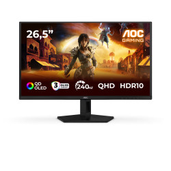 AOC Q27G41ZDF | 27 " | QD-OLED | QHD | 16:9 | 240 Hz | 0.03 ms | 2560 x 1440 pixels | 400 cd/m | HDMI ports quantity 1 | Black