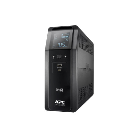 APC Back UPS Pro BR 1200VA, Sinewave,8 Outlets, AVR, LCD interface | Schneider Electric