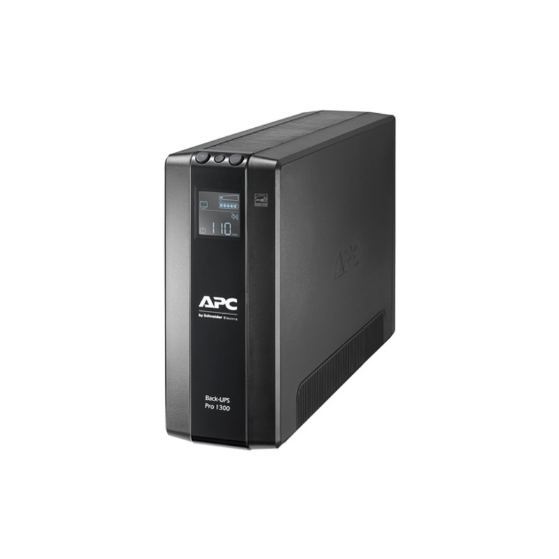 APC Back UPS Pro BR 1300VA, 8 Outlets, AVR, LCD Interface | Schneider Electric