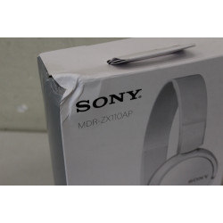 SALE OUT. Sony headphones ZX Series MDR-ZX110APW Outdoor headband, White | Sony MDR-ZX110APW.CE7 | Wired | On-Ear | Microphone |