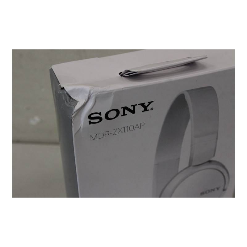 SALE OUT. Sony headphones ZX Series MDR-ZX110APW Outdoor headband, White | Sony MDR-ZX110APW.CE7 | Wired | On-Ear | Microphone |