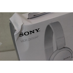 SALE OUT. Sony headphones ZX Series MDR-ZX110APW Outdoor headband, White | Sony MDR-ZX110APW.CE7 | Wired | On-Ear | Microphone |