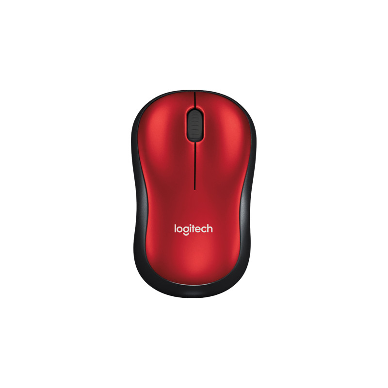 Logitech | Mouse | M185 | Wireless | Red