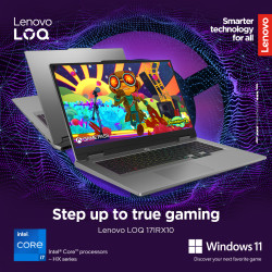Lenovo LOQ 17IRX10 17.3 FHD i7-13650HX/16GB/1TB/NVIDIA GF RTX 5060 8GB/WIN11 Home/ENG Backlit kbd/Luna Grey/2Y Warranty | Lenovo