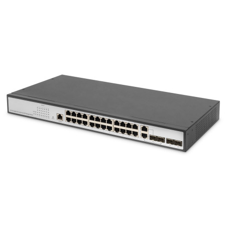 Digitus 24-Port Gigabit Switch | DN-80221-3 | Managed L2 | Desktop/Wall-mountable