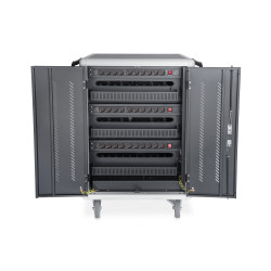 Digitus | Black | Charging Trolley 30 Notebooks / Tablets up to 16" | Pressure lock system with swiveling lever handle on the fr