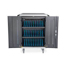 Digitus | Black | Charging Trolley 30 Notebooks / Tablets up to 16" | Pressure lock system with swiveling lever handle on the fr