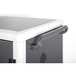 Digitus | Black | Charging Trolley 30 Notebooks / Tablets up to 16" | Pressure lock system with swiveling lever handle on the fr