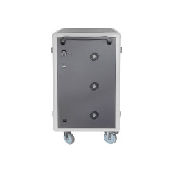 Digitus | Black | Charging Trolley 30 Notebooks / Tablets up to 16" | Pressure lock system with swiveling lever handle on the fr