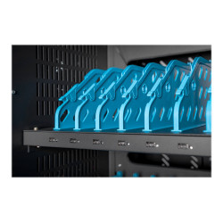 Digitus | Black | Charging Trolley 30 Notebooks / Tablets up to 16" | Pressure lock system with swiveling lever handle on the fr