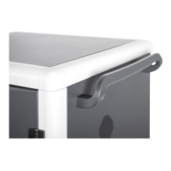 Digitus | Black | Charging Trolley 30 Notebooks / Tablets up to 16" | Pressure lock system with swiveling lever handle on the fr