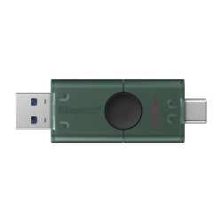 Kingston DataTraveler Duo | 128 GB | USB 3.2 Gen 1 | Black/Green