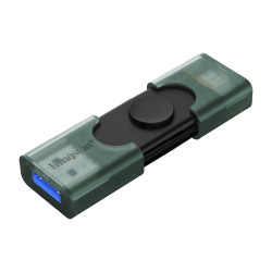 Kingston DataTraveler Duo | 128 GB | USB 3.2 Gen 1 | Black/Green
