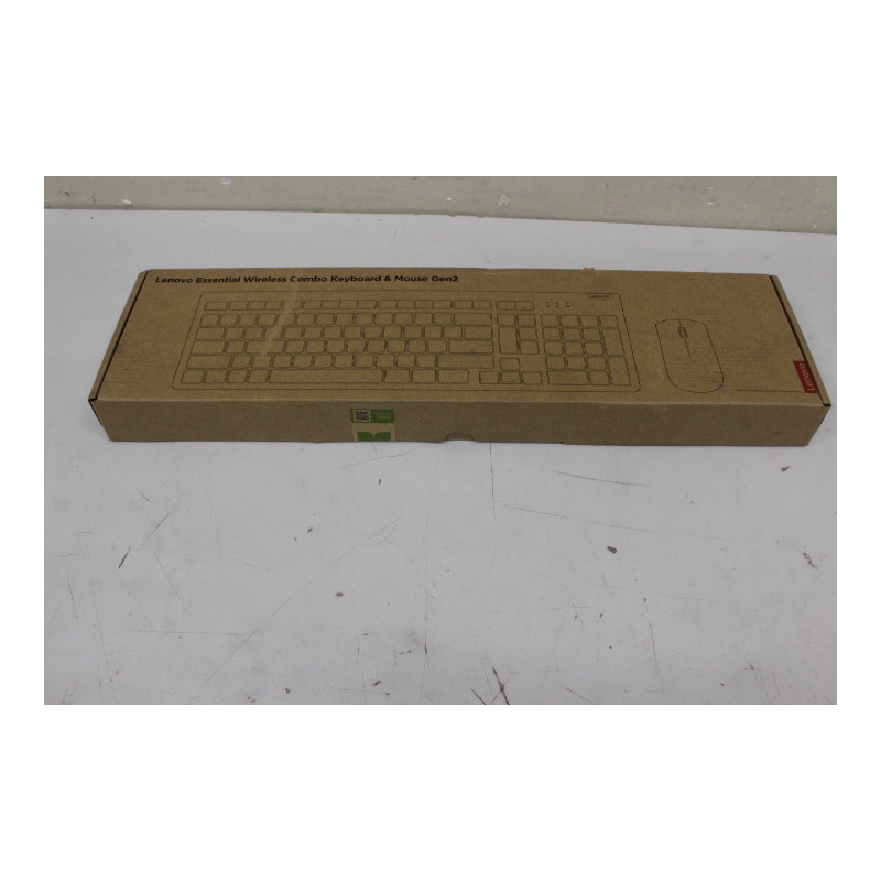SALE OUT. Lenovo Essential Wireless Combo Keyboard & Mouse Gen2 Black-Lithuanian | Lenovo Essential Wireless Combo Keyboard & Mo