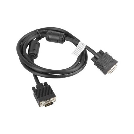 Lanberg VGA Cable, Dual-Shielded Ferrite Core | CA-VGAC-10CC-0018-B | VGA to VGA | 1.8 m