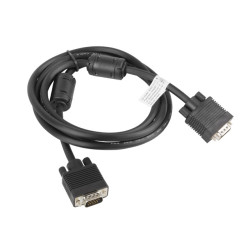 Lanberg VGA Cable, Dual-Shielded Ferrite Core | CA-VGAC-10CC-0018-B | VGA to VGA | 1.8 m