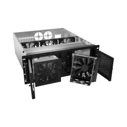 Lanberg Rackmount server chassis ATX 520/12 19"/4U | SC01-5204-12B