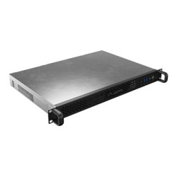 Lanberg Rackmount server chassis ITX 300/10 19"/1U | SC01-3001-10B | Black