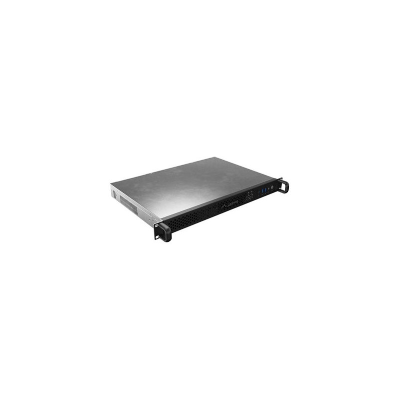 Lanberg Rackmount server chassis ITX 300/10 19"/1U | SC01-3001-10B | Black