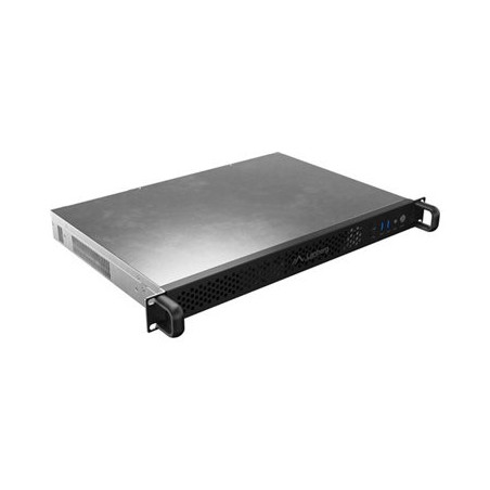 Lanberg Rackmount server chassis ITX 300/10 19"/1U | SC01-3001-10B | Black