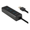 AXAGON HUE-S2BL USB3.0 CHARGING hub