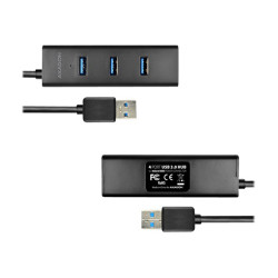 AXAGON HUE-S2BL USB3.0 CHARGING hub