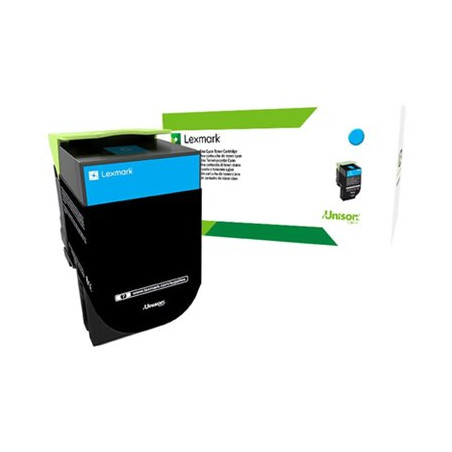 Lexmark 80C2HCE | 802HCE Cyan High Yield Corporate Cartridge (3k) | Cartridge | Cyan