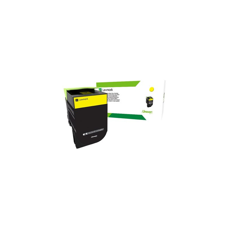 Lexmark 80C2HYE | 802HYE Yellow High Yield Corporate Cartridge (3k) | Cartridge | Yellow