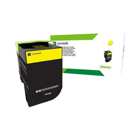 Lexmark 80C2HYE | 802HYE Yellow High Yield Corporate Cartridge (3k) | Cartridge | Yellow