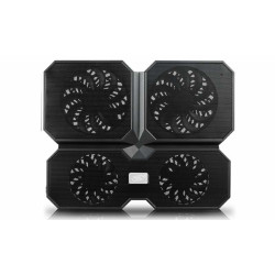 Deepcool | Multicore x6 | Notebook cooler up to 15.6" | Black | 380X295X24mm mm | 900g g