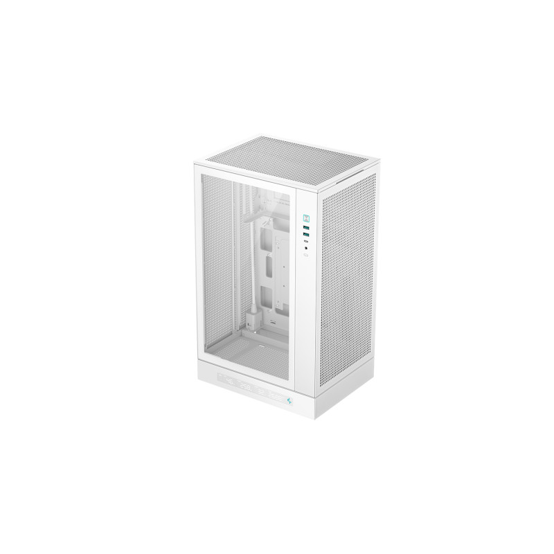 Deepcool Case | CH270 DIGITAL WH | White | Mini Tower | Power supply included No