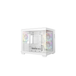 Deepcool Case | CG330 3F WH | White | Micro ATX | Power supply included No