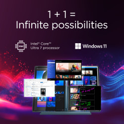 Lenovo Yoga Book 9 14IAH10 | Tidal Teal | 2x14 " | OLED | Touchscreen | 2.8K WQXGA+ | 2880 x 1800 pixels | Intel Core Ultra 7 | 