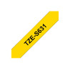 Brother | TZe-S631 Strong Adhesive Laminated Tape | Black on Yellow | TZe | 8 m | 1.2 cm