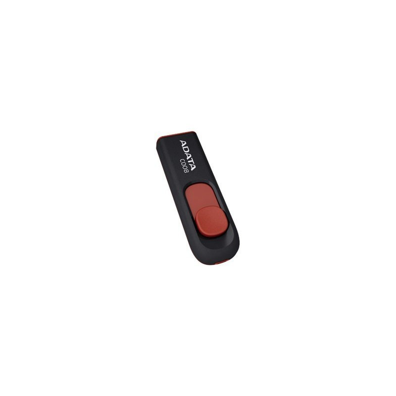 ADATA | C008 | 64 GB | USB 2.0 | Black/Red