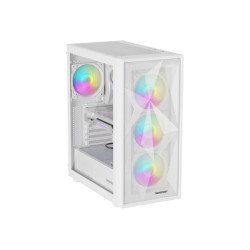 Genesis Gaming PC Case | Diaxid 605 ARGB | White | Midi Tower | Power supply included No