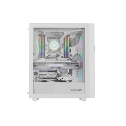 Genesis Gaming PC Case | Diaxid 605 ARGB | White | Midi Tower | Power supply included No