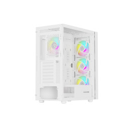 Genesis Gaming PC Case | Diaxid 605 ARGB | White | Midi Tower | Power supply included No