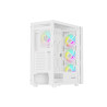 Genesis Gaming PC Case | Diaxid 605 ARGB | White | Midi Tower | Power supply included No