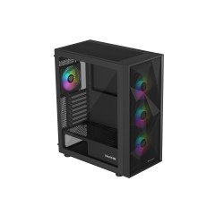Genesis Gaming PC Case | Diaxid 605 ARGB | Black | Midi Tower | Power supply included No