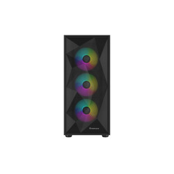 Genesis Gaming PC Case | Diaxid 605 ARGB | Black | Midi Tower | Power supply included No